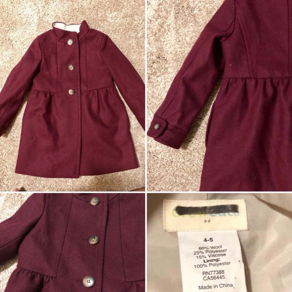 Girls size 4-5 crewcuts outlet coat